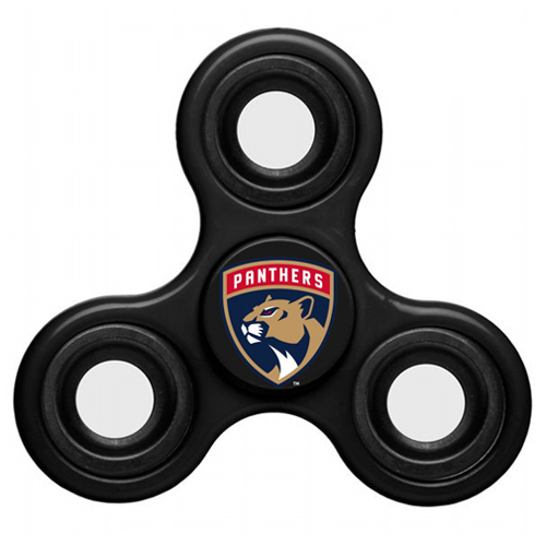 NHL Florida Panthers 3 Way Fidget Spinner C105 - Black